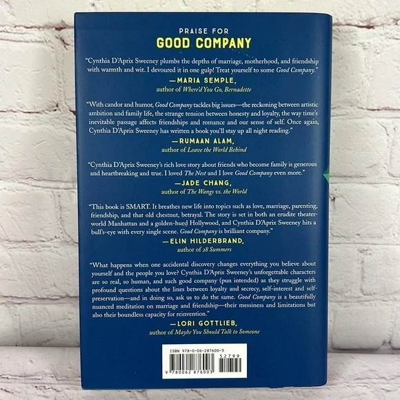 Cynthia D'Aprix Sweeney Good Company Hardcover - Picture 2 of 6